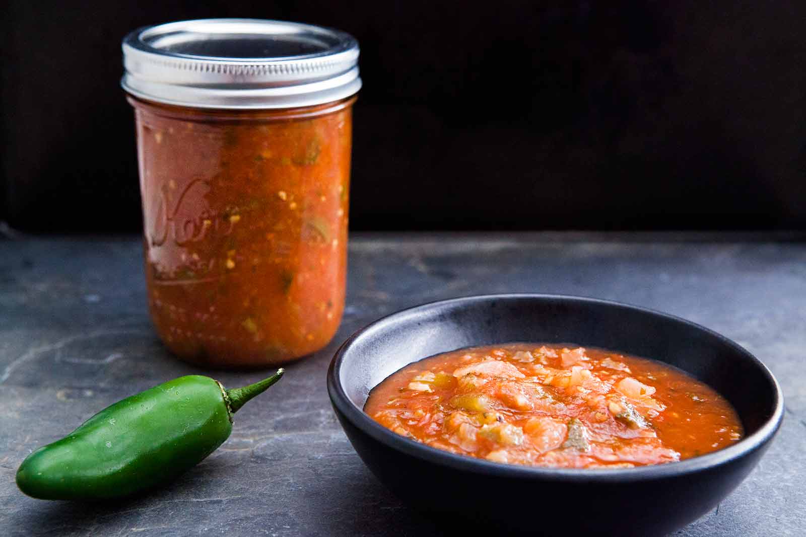 Chunky Canned Salsa - Dish 'n' the Kitchen