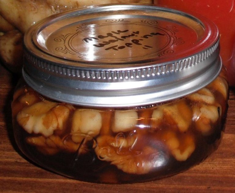 Maple Walnut Syrup Homemade Canning Recipes 2170