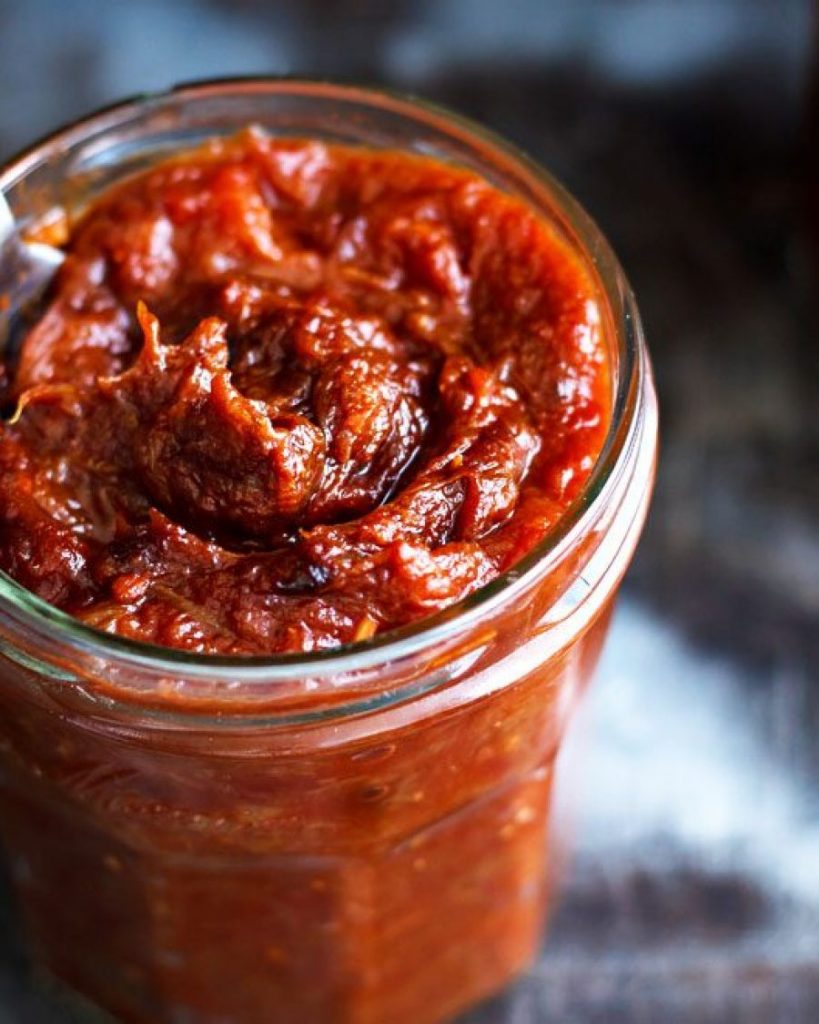 Tomato Rhubarb Chutney – SBCanning.com – homemade canning recipes