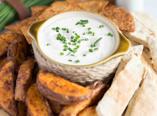 Sour cream orange dip